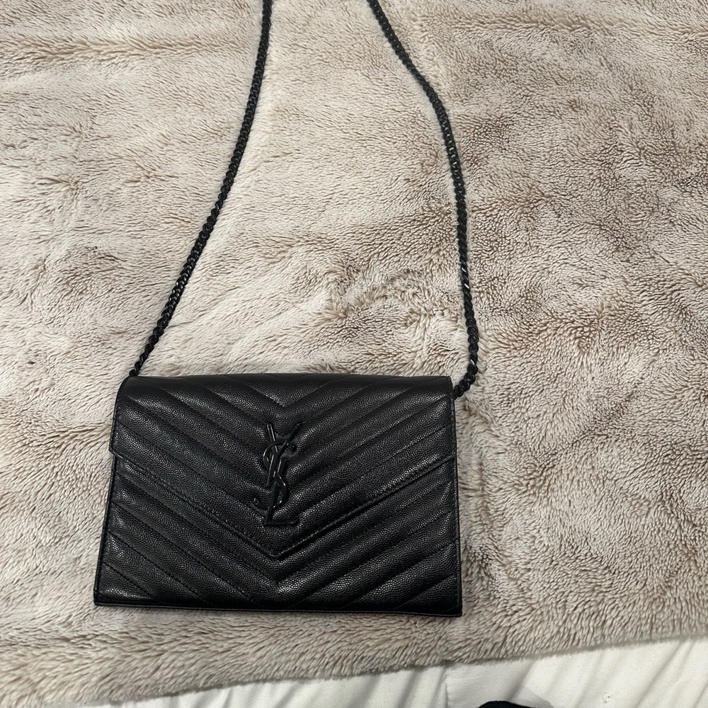 YSL CHAIN WALLET PURSE